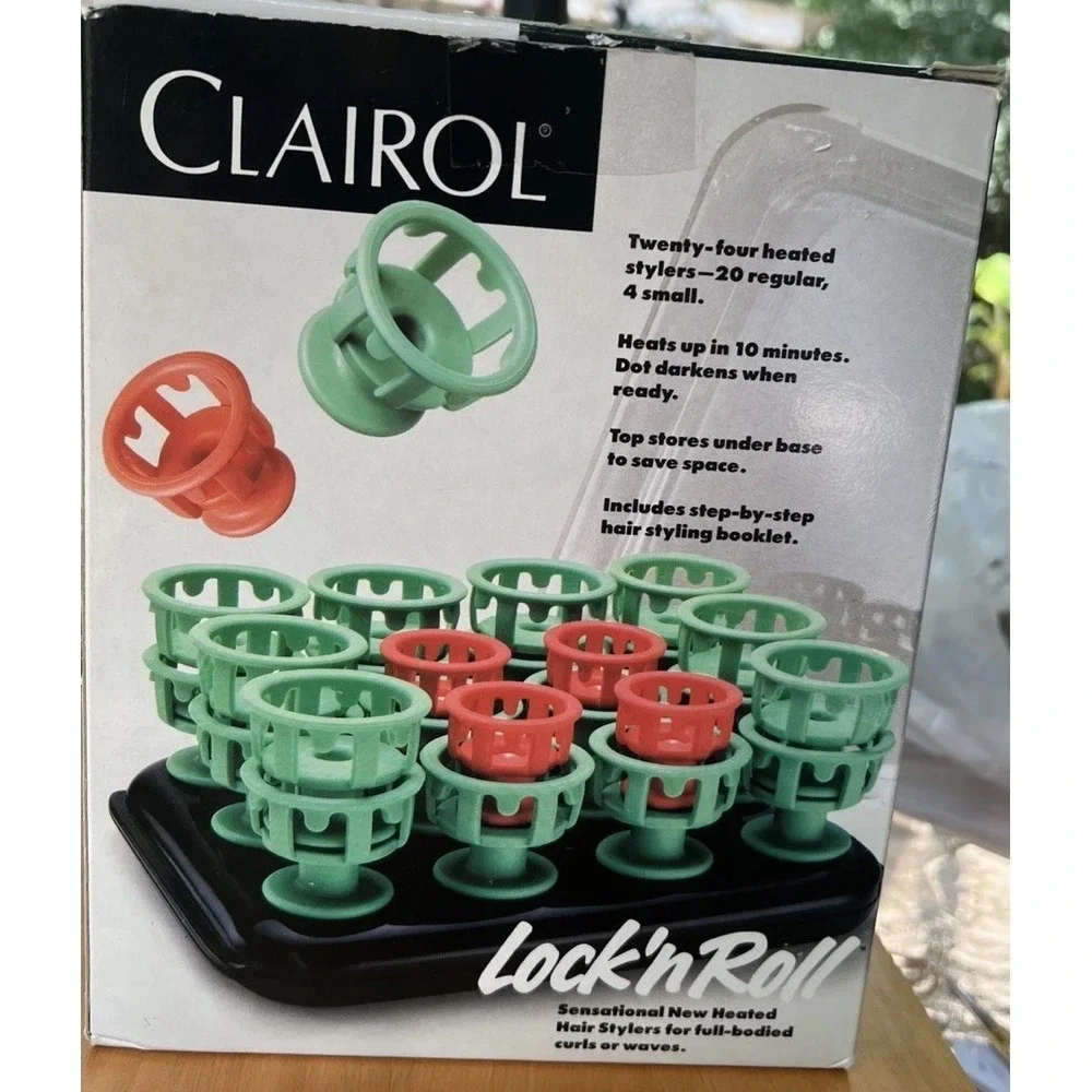 Vintage Clairol Lock'n Roll Heated Hair Stylers